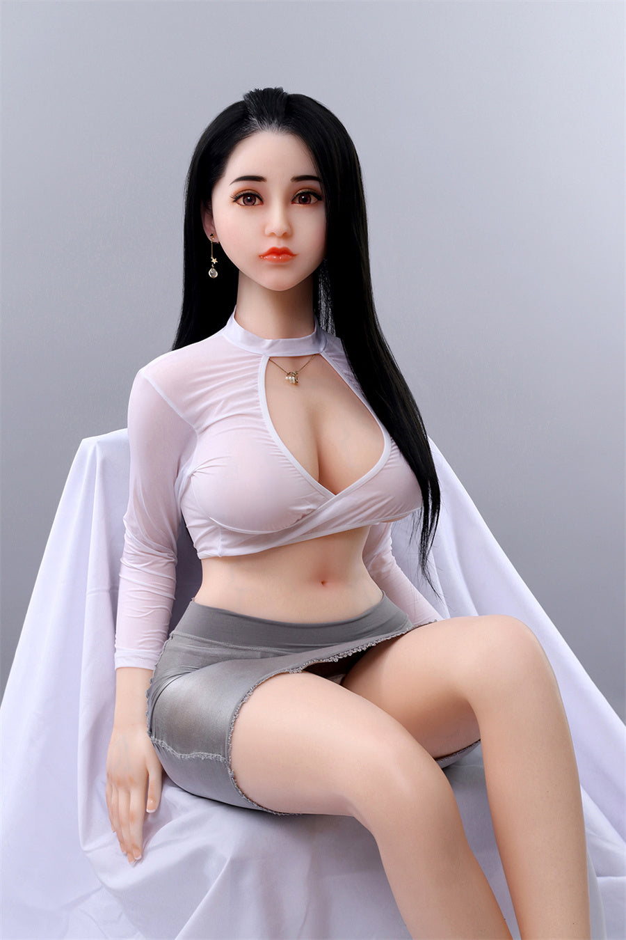 SY DOLL | 164cm ( 5.38’ ) - Silicone Head - Demure Asian Lady Sex Doll - Daphne