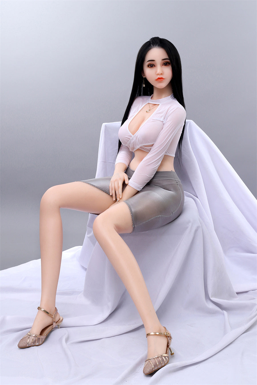 SY DOLL | 164cm ( 5.38’ ) - Silicone Head - Demure Asian Lady Sex Doll - Daphne