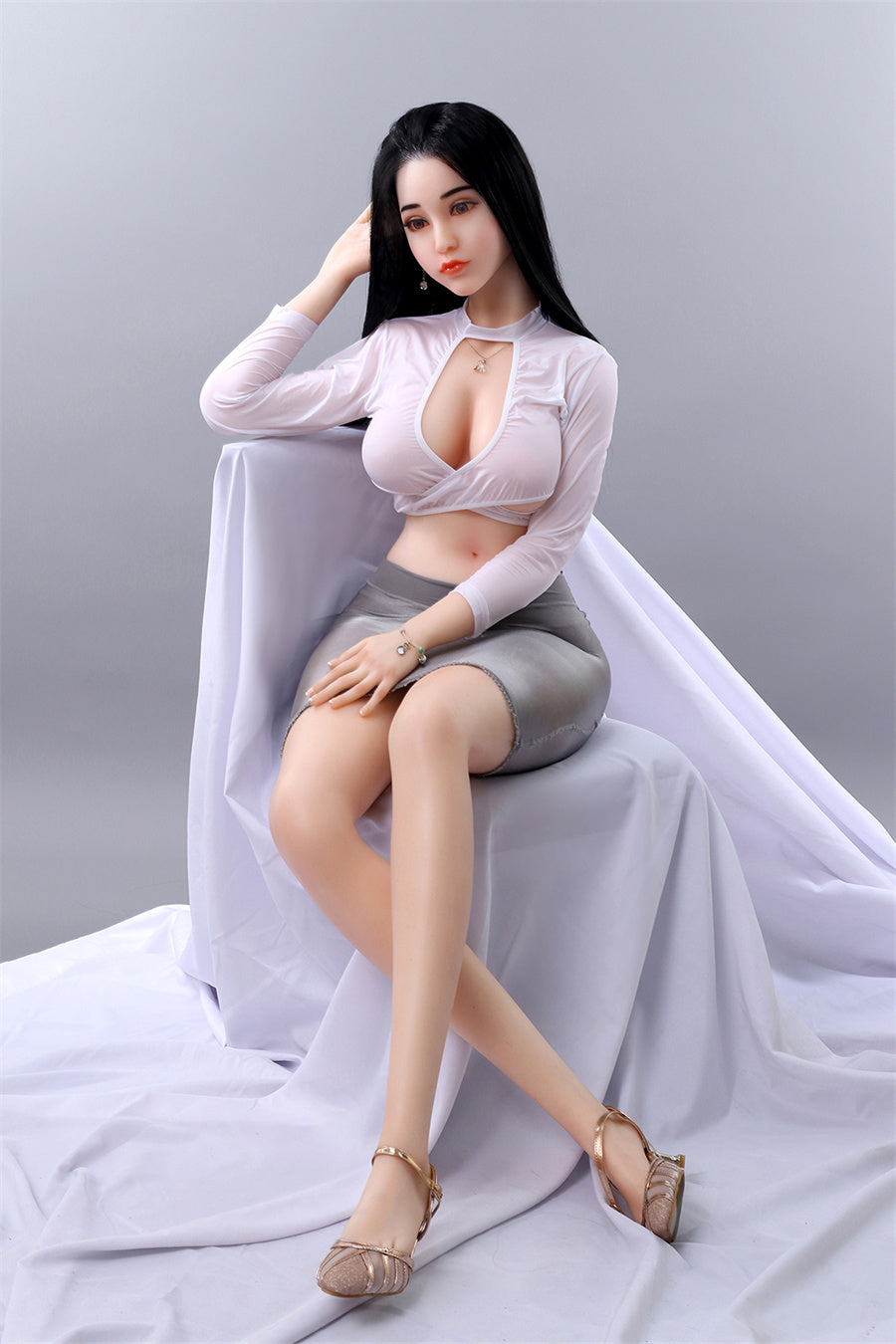 SY DOLL | 164cm ( 5.38’ ) - Silicone Head - Demure Asian Lady Sex Doll - Daphne