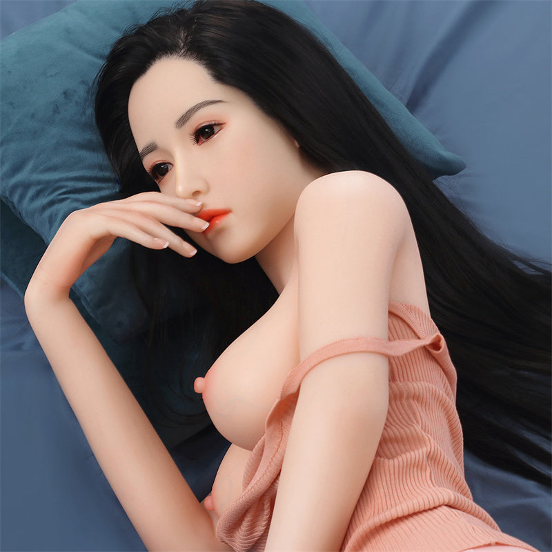 SY DOLL | 160cm（5.25‘） - Silicone Head - Realistic Sporty Asian Slim Sex Doll- Edda