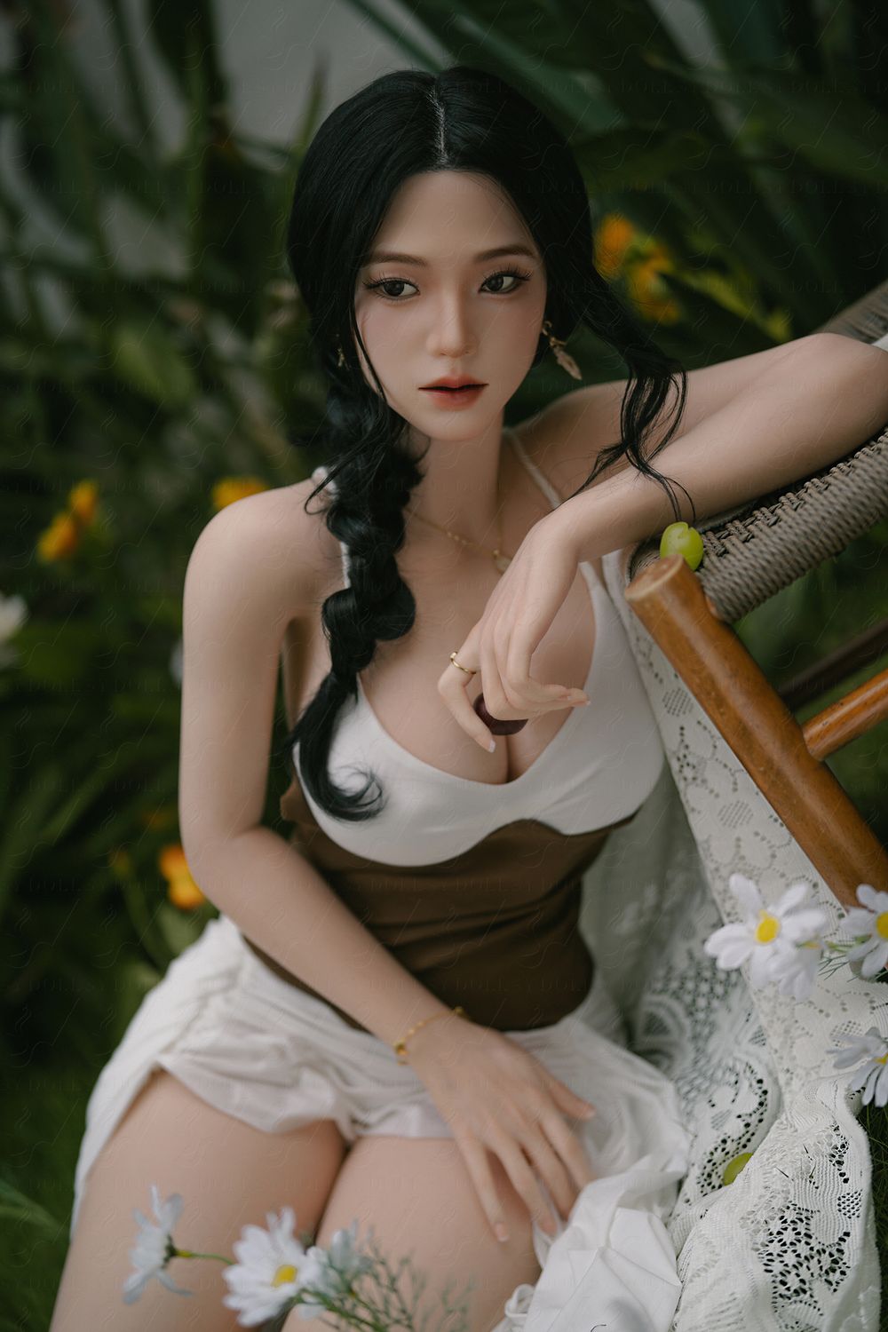 SY DOLL | 164cm ( 5.38’ ) - Full Silicone - M Series Elegant Asian Gentle Chic Realistic Big Breasts Sex Doll - Noelle