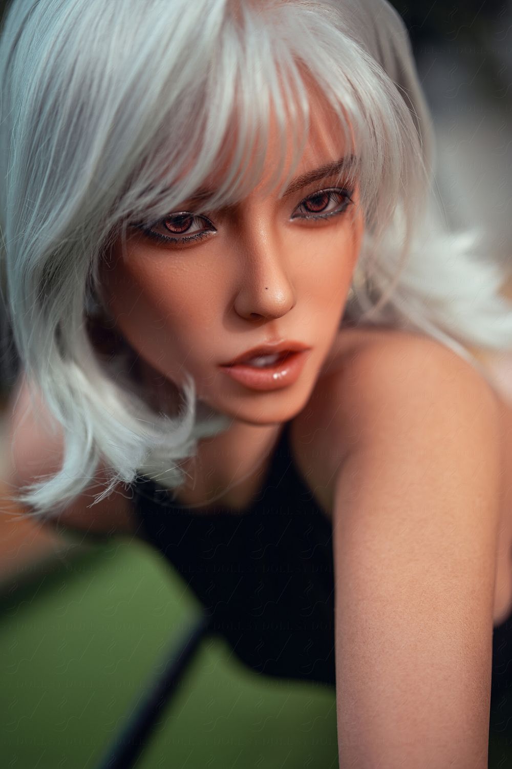 SY DOLL | 164cm ( 5.38’ ) - Silicone Head - M Series Gorgeous Silver-hair Dashing Queen Realistic Big Breasts Sex Doll - Valerina
