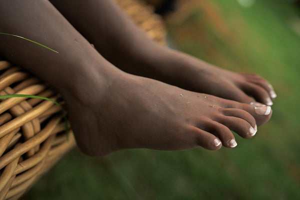 SY DOLL | 163cm（ 5.34‘） - Silicone Head -  Seductive Exotic Black-skin Bombshell Realistic Huge Breasts Sex Doll - Aveline