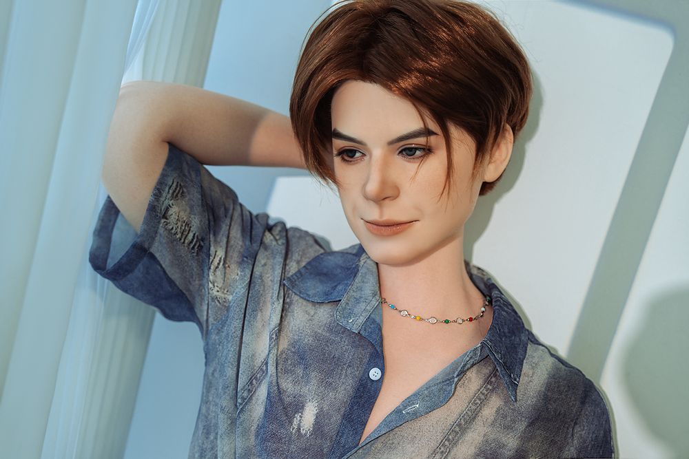 SY DOLL | 160cm（5.25’）- Full Silicone - Automatic Penis Insertion - Charming Handsome Realistic Gay Male Sex Doll -  Logan
