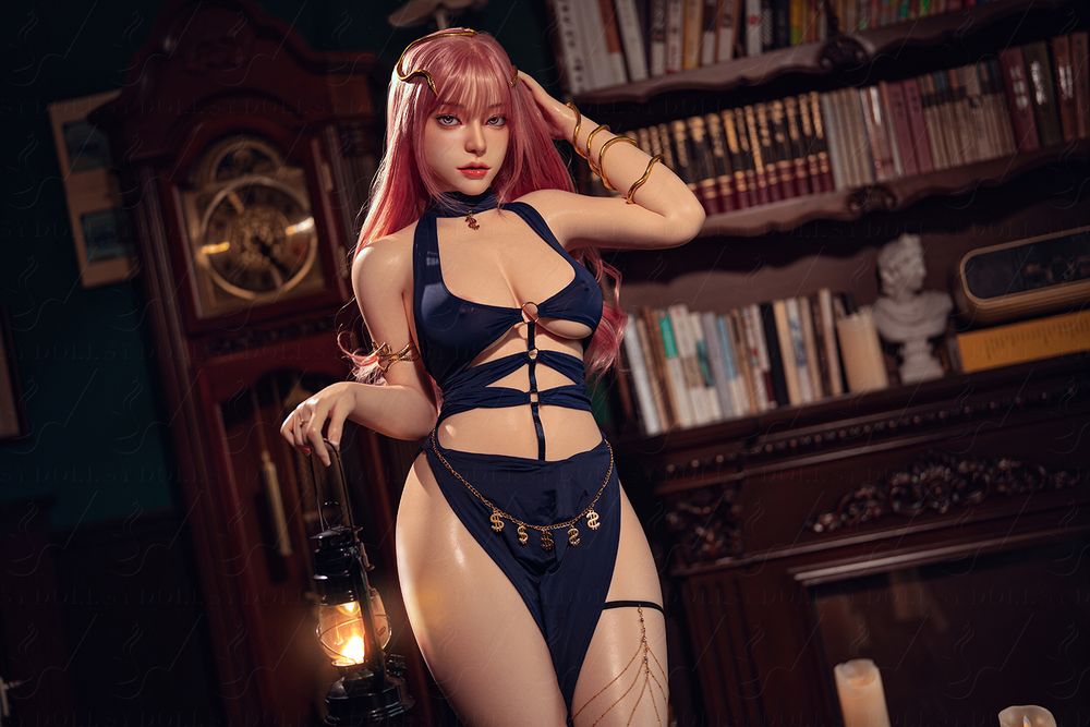 SY DOLL | 164cm ( 5.38’ ) - Full Silicone - M Series Charming Exotic Pink-hair Goddess Realistic Big Breasts Sex Doll - Freya