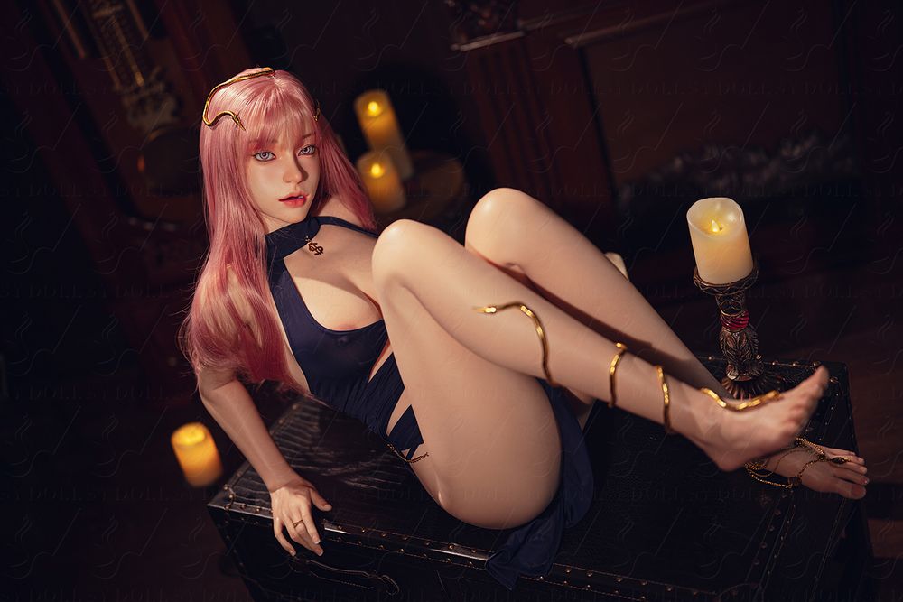 SY DOLL | 164cm ( 5.38’ ) - Full Silicone - M Series Charming Exotic Pink-hair Goddess Realistic Big Breasts Sex Doll - Freya