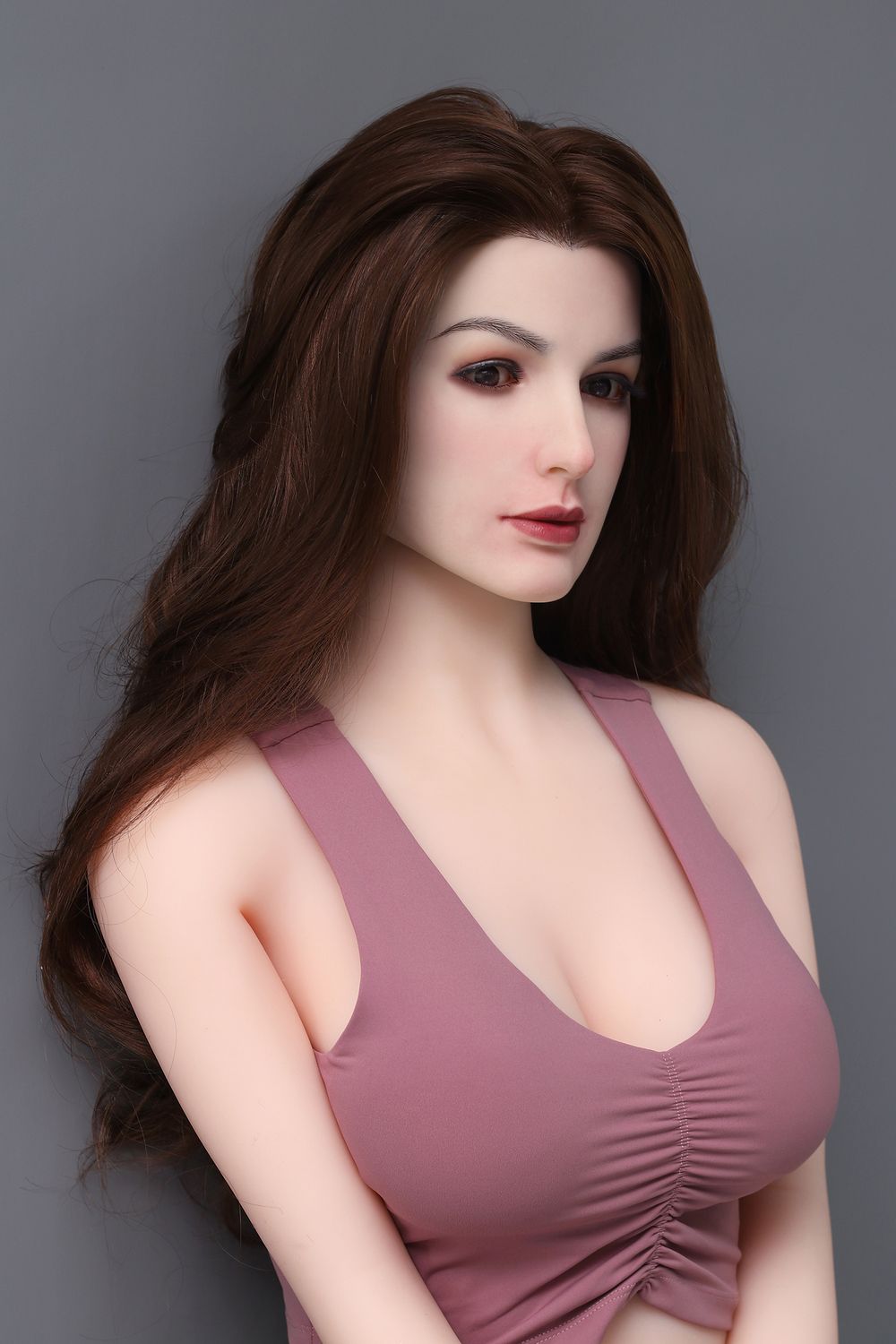 Jane - 5ft5in (165cm) Brown Hair Slim Lady Realistic TPE Sex Doll - Dollepoch