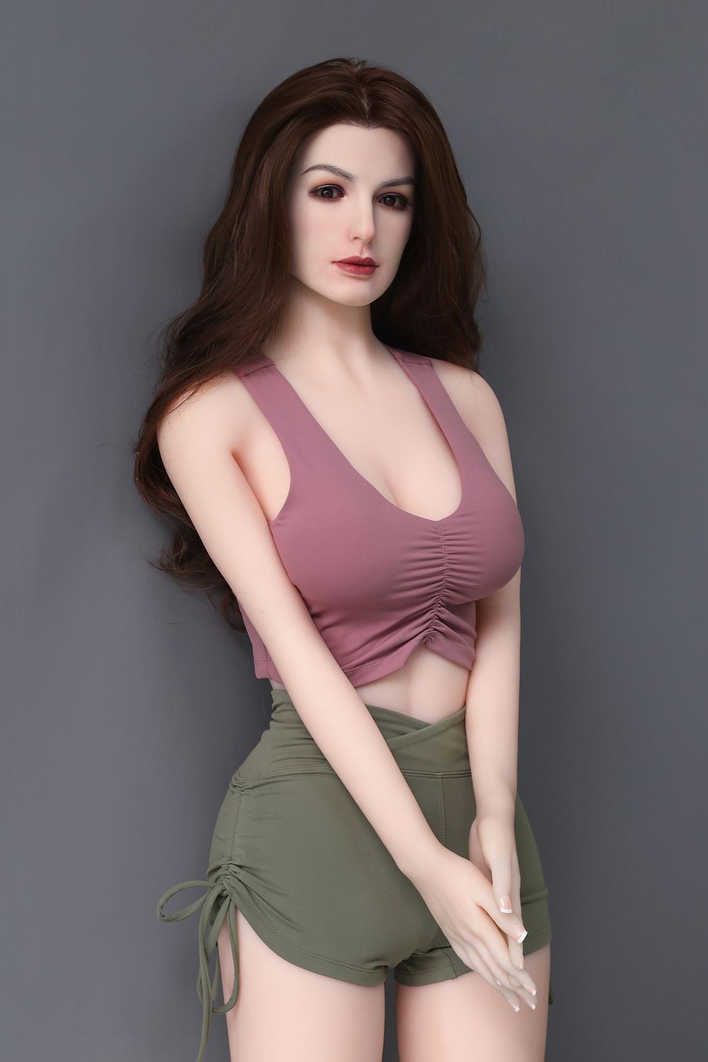 Jane - 5ft5in (165cm) Brown Hair Slim Lady Realistic TPE Sex Doll - Dollepoch